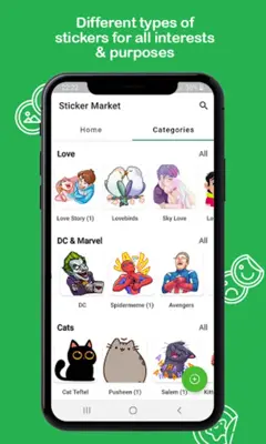 Sticker Market android App screenshot 2